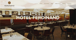 Desktop Screenshot of hotelferdinand.dk